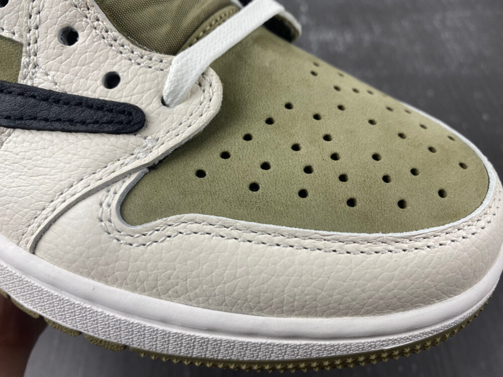 Travis Scott x Air Jordan 1 Low OG SP Golf "Olive" - 17