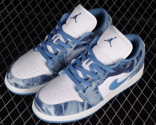 Jordan 1 Low, Washed Denim - 11