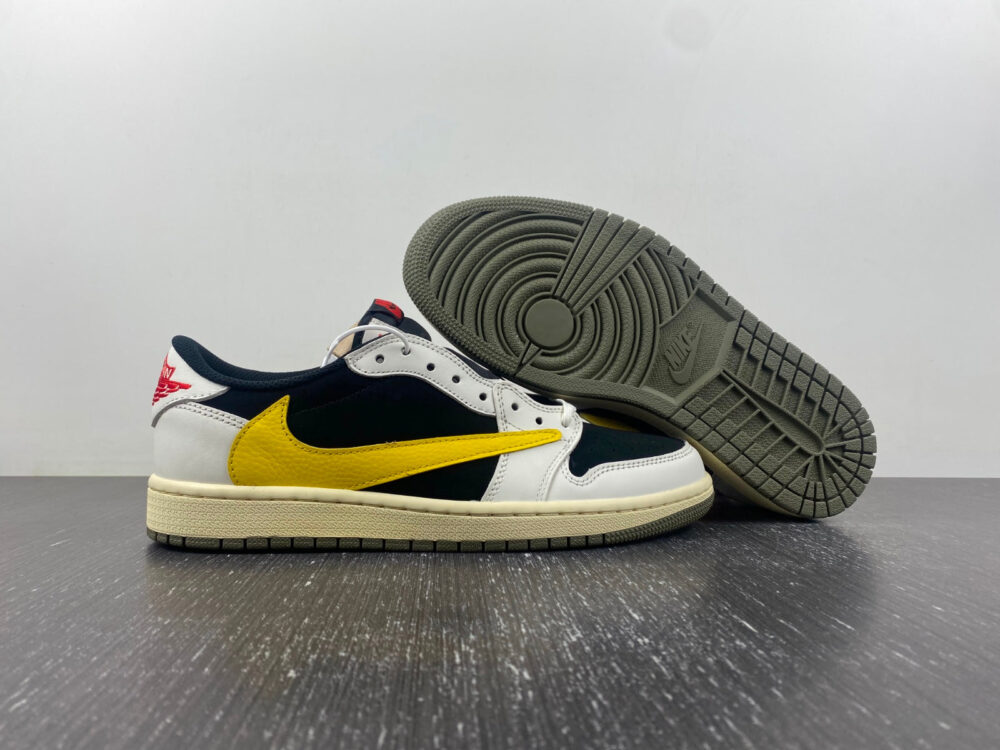 Travis Scott x Air Jordan 1 Yellow White - 13