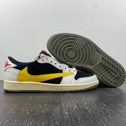 Travis Scott x Air Jordan 1 Yellow White - 13