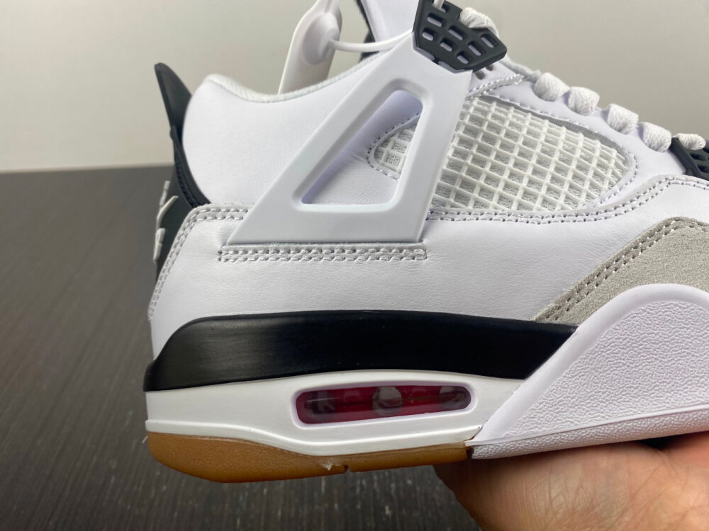 Nike SB X Air Jordan 4 White Gray Black - 10