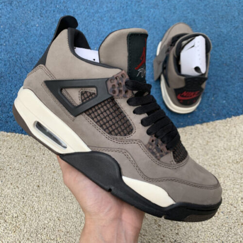 Travis Scott Taupe Haze Olive Jordan 4’s - 11