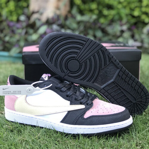 Travis Scott X Air Jordan 1 Low Bleached Coral - 5