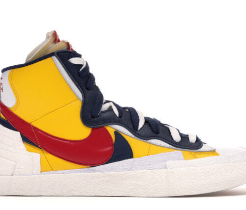 Nike Blazer Mid sacai White Yellow - 7