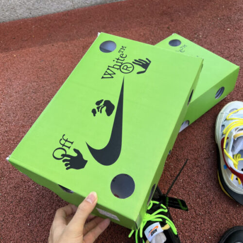 Nike Blazer Low 77 Off-White Electro Green - 5