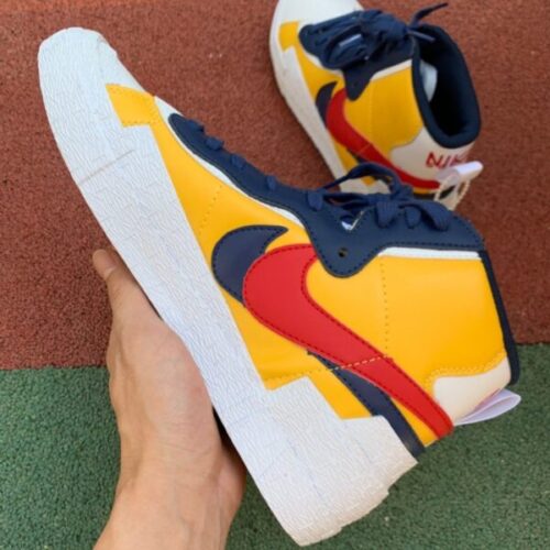 Nike Blazer Mid sacai White Yellow - 5
