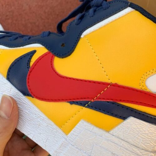 Nike Blazer Mid sacai White Yellow - 2
