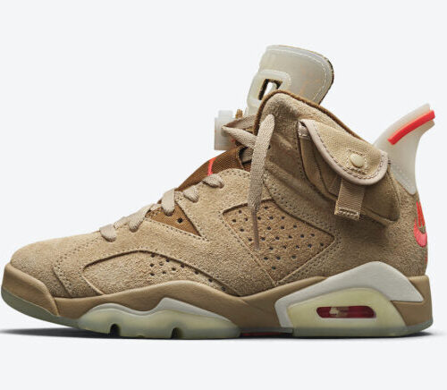 Jordan 6 Retro Travis Scott British Khaki - 5