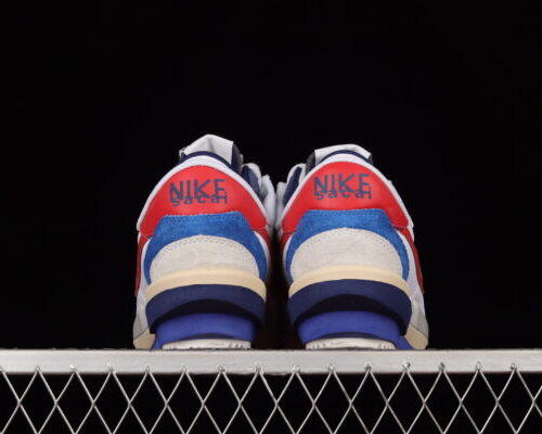Sacai x Nike Cortez White Red Navy Blue - 9