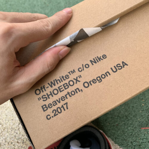 OFF WHITE Air Jordan 1 Chicago Red Extended Size - 17