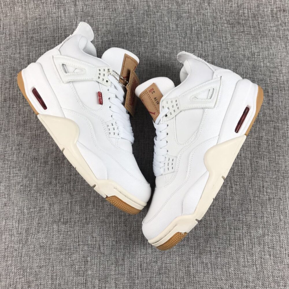 Jordan 4 Retro Levi’s White - 6