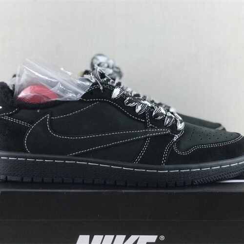 Jordan 1 Retro Low Travis Scott Black Phantom Extended Size 14 - 9