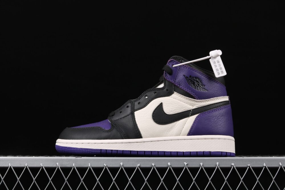 Jordan 1 Retro High Court Purple Black Toe - 5