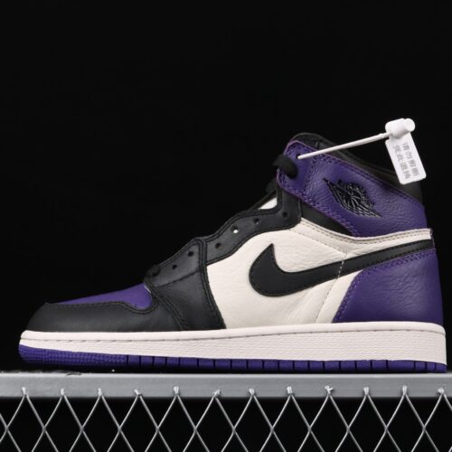 Jordan 1 Retro High Court Purple Black Toe - 5