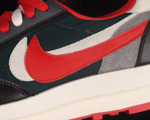 Nike LD Waffle, Sacai Undercover Midnight Spruce University Red - 2