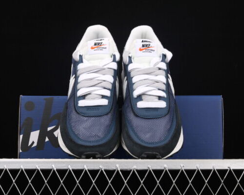 Sacai x Fragment Design x Nike Lvd Waffle Daybreak Grid Navy Blue Black - 6