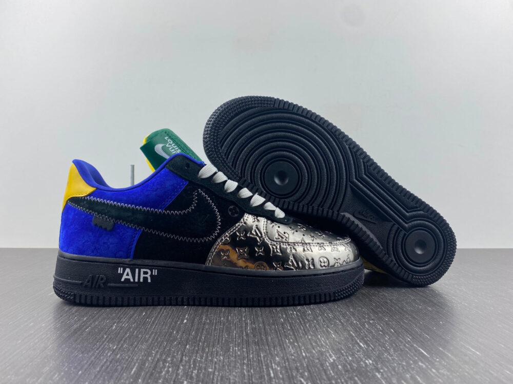 Louis Vuitton x Nike Air Force 1 Chrome Toe - 16