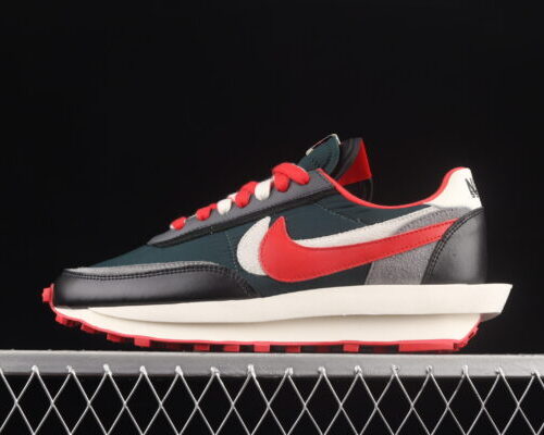 Nike LD Waffle, Sacai Undercover Midnight Spruce University Red - 5