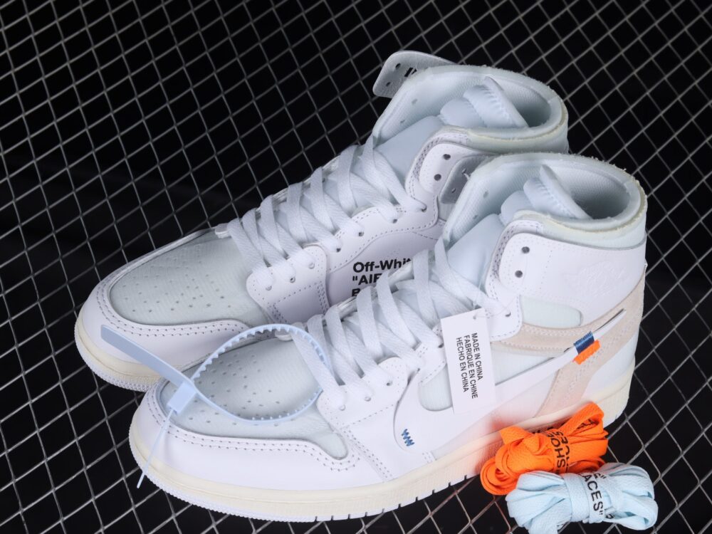 Jordan 1 Retro High Off-White White Extended Size - 12