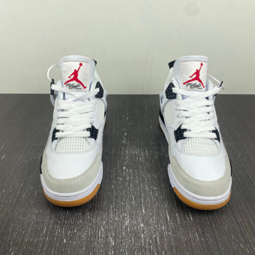 Nike SB X Air Jordan 4 White Gray Black - 3