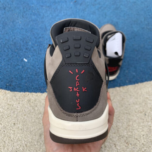 Travis Scott Taupe Haze Olive Jordan 4’s - 4
