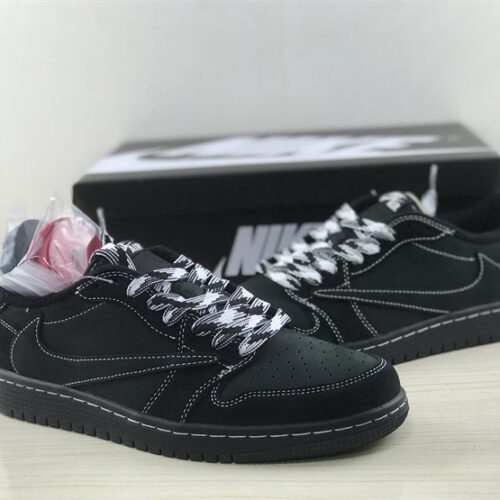Jordan 1 Retro Low Travis Scott Black Phantom Extended Size 14 - 7