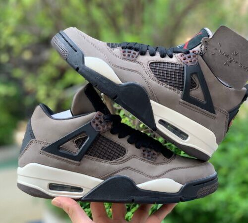 Travis Scott Taupe Haze Olive Jordan 4’s - 3