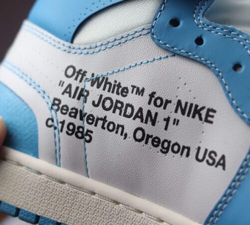 Jordan 1 Retro High Off-White University Blue - 4