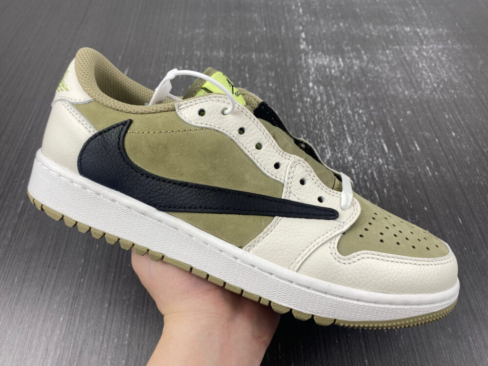 Travis Scott x Air Jordan 1 Low OG SP Golf "Olive" - 14