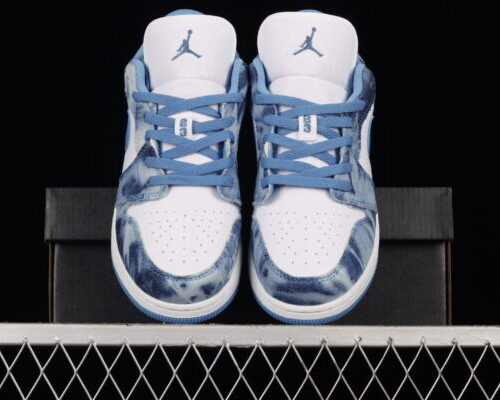 Jordan 1 Low, Washed Denim - 9