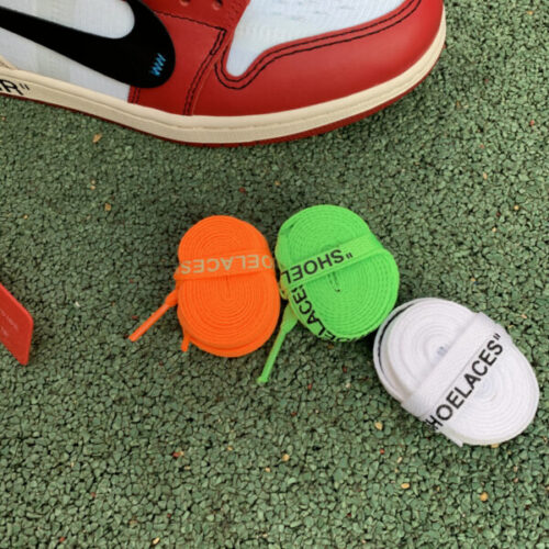 OFF WHITE Air Jordan 1 Chicago Red Extended Size - 15