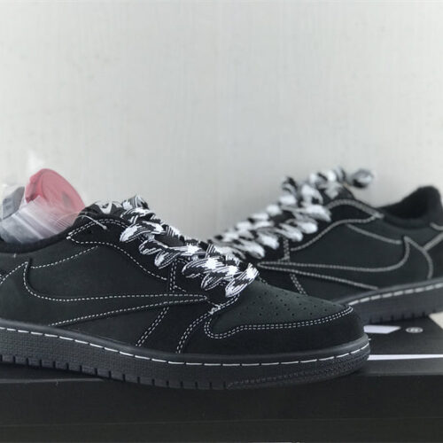 Jordan 1 Retro Low Travis Scott Black Phantom Extended Size 14 - 4