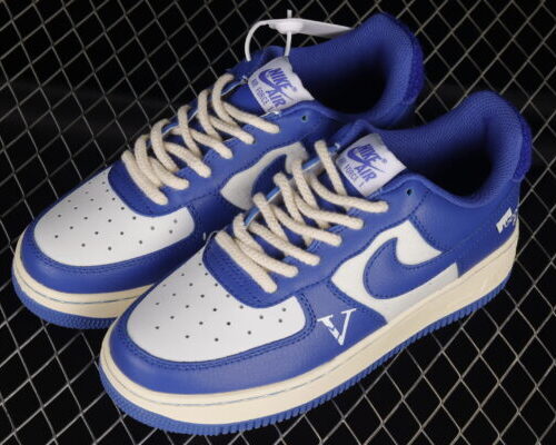 Nike Air Force 1 07 Low LV6, Royal Blue White - 3