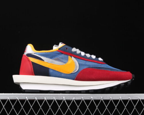 Sacai x Nk LVD Waffle Daybreak, Blue Multi - 4