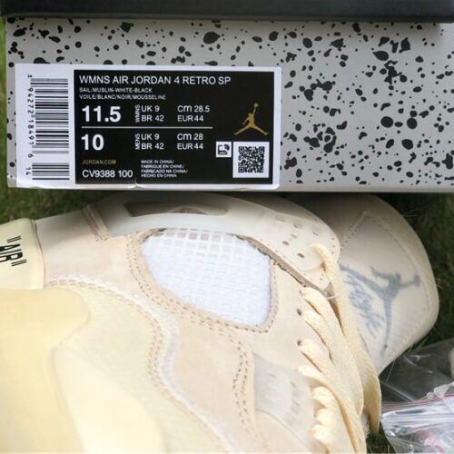 Jordan 4 Retro Off-White Sail - 4