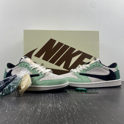Travis Scott x Air Jordan 1 Green Black - 14