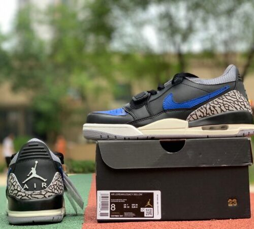 Jordan Legacy 312 Low Black Royal - 2