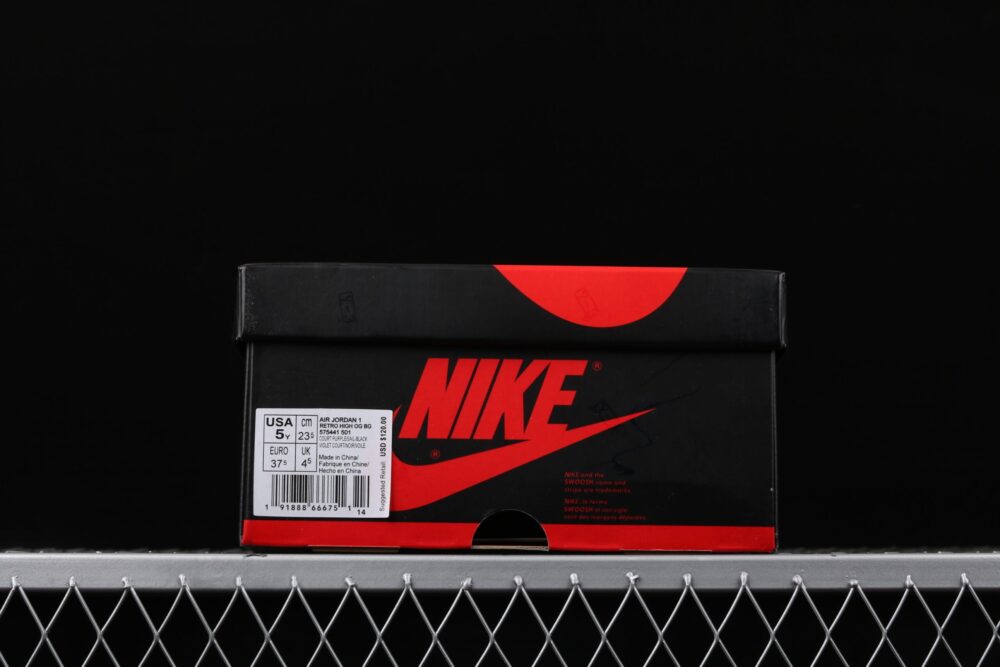 Jordan 1 Retro High Court Purple Black Toe - 2