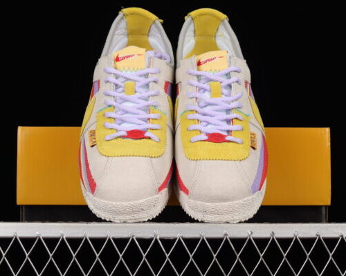 Union x Nike Cortez Yellow Purple Red - 5