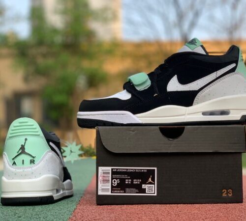 Jordan Legacy 312 Low Black White Teal Tint - 2