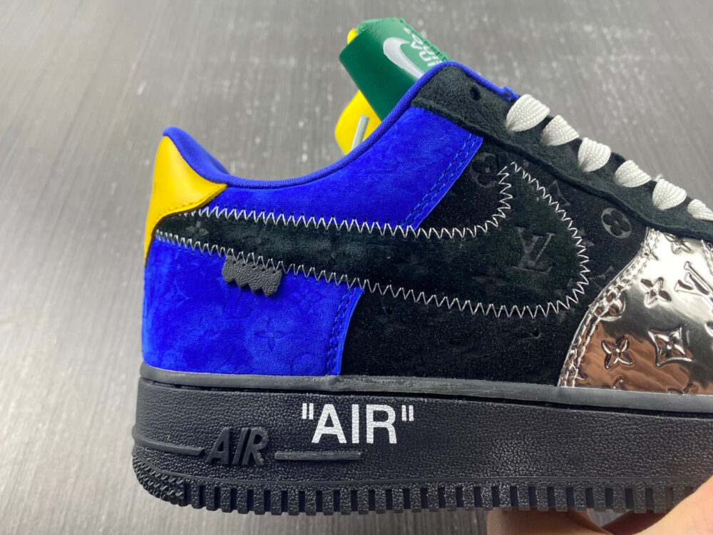 Louis Vuitton x Nike Air Force 1 Chrome Toe - 18