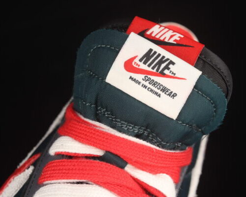 Nike LD Waffle, Sacai Undercover Midnight Spruce University Red - 6