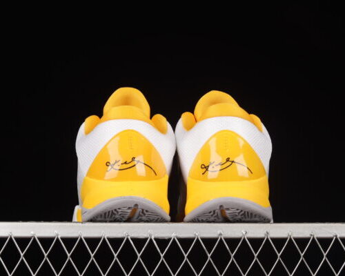 Nike Zoom Kobe 5 White Black Yellow - 10