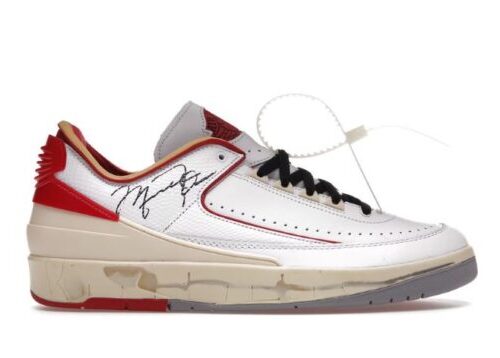 Jordan 2 Retro Low SP Off-White White Red - 11