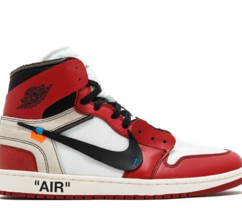 OFF WHITE Air Jordan 1 Chicago Red Extended Size - 19