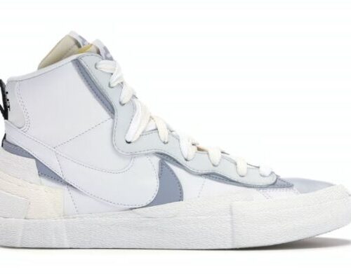 Nike Blazer Mid sacai White Grey - 5