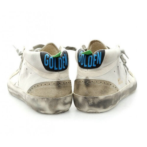 Golden Goose Mens White Mid Star Sneakers - 7